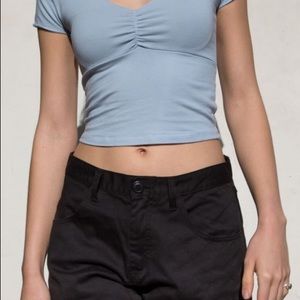 BRANDY MELVILLE light blue gina top